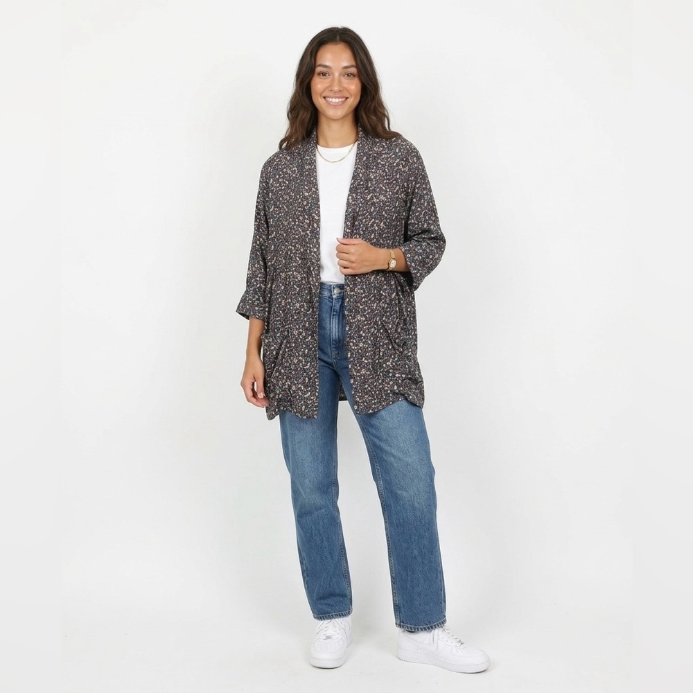 NWT American Vintage Floral Shawl Collar Blazer XS/S (Oversized like L)